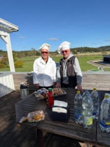 Ronnie och Göran var de glada svenska kockarna.